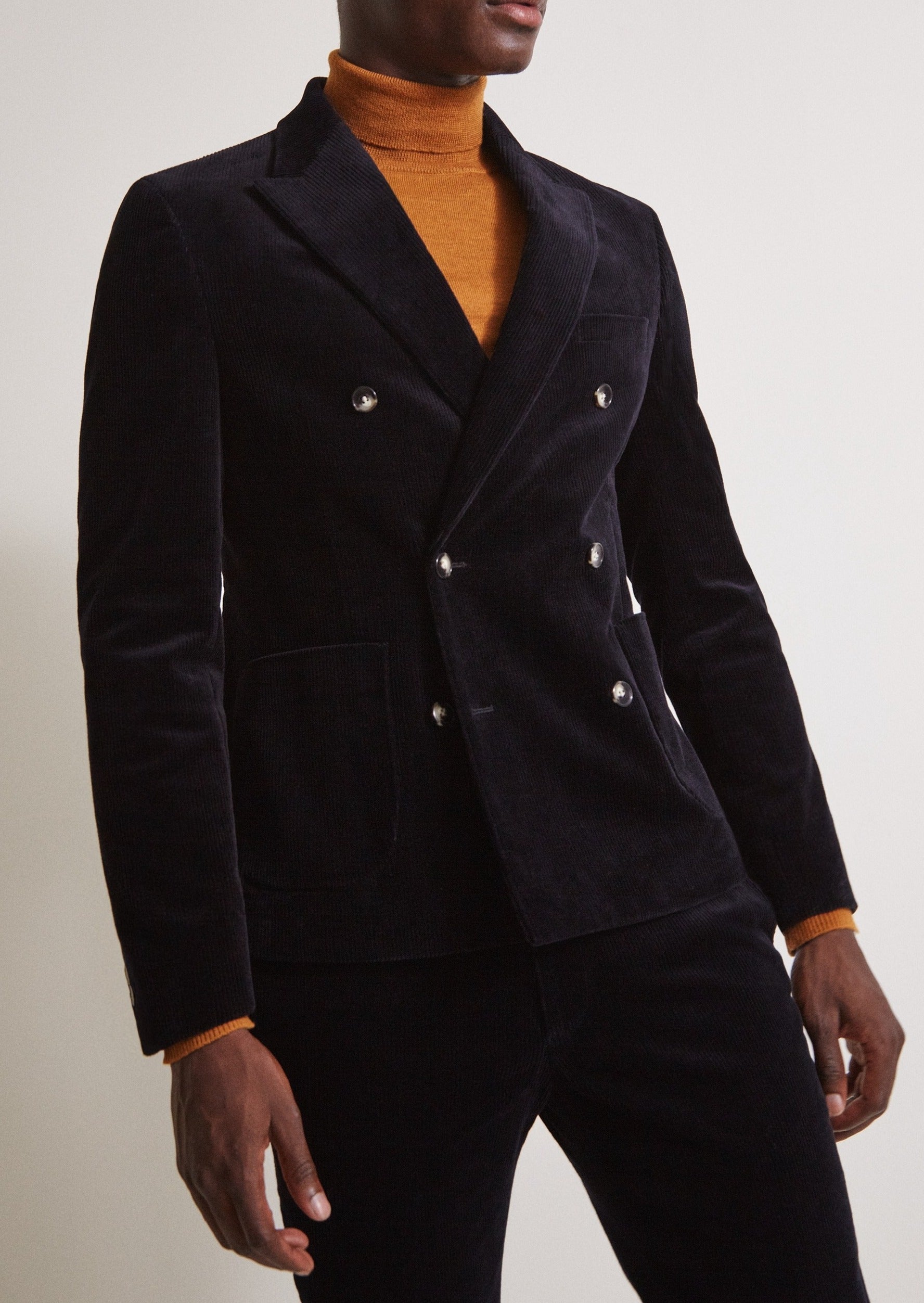 Blue Corduroy Suit