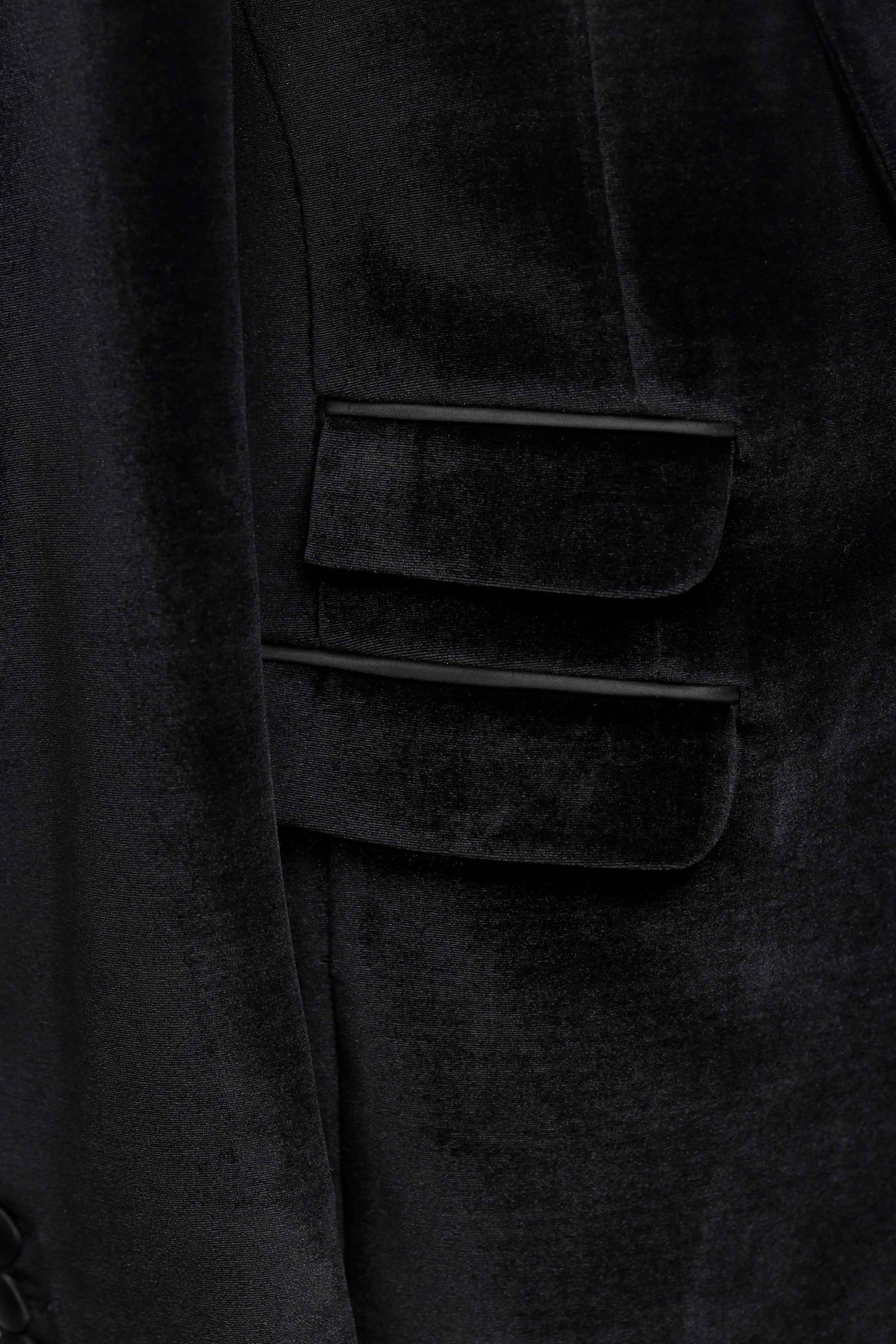 Black Velvet Tuxedo with Contrast Lapel