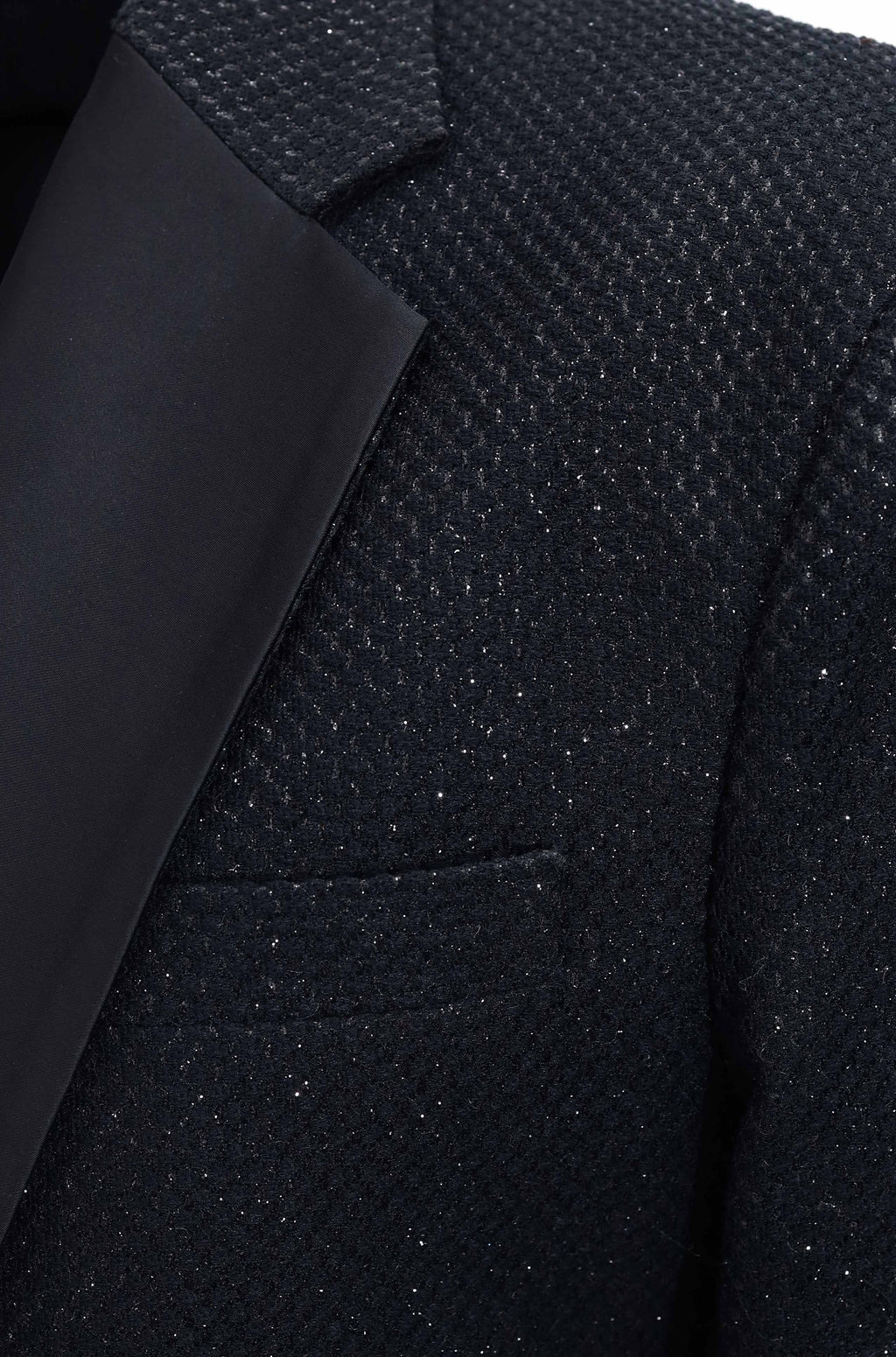 Slim Fit Black Party Wear Tuxedo Blazer