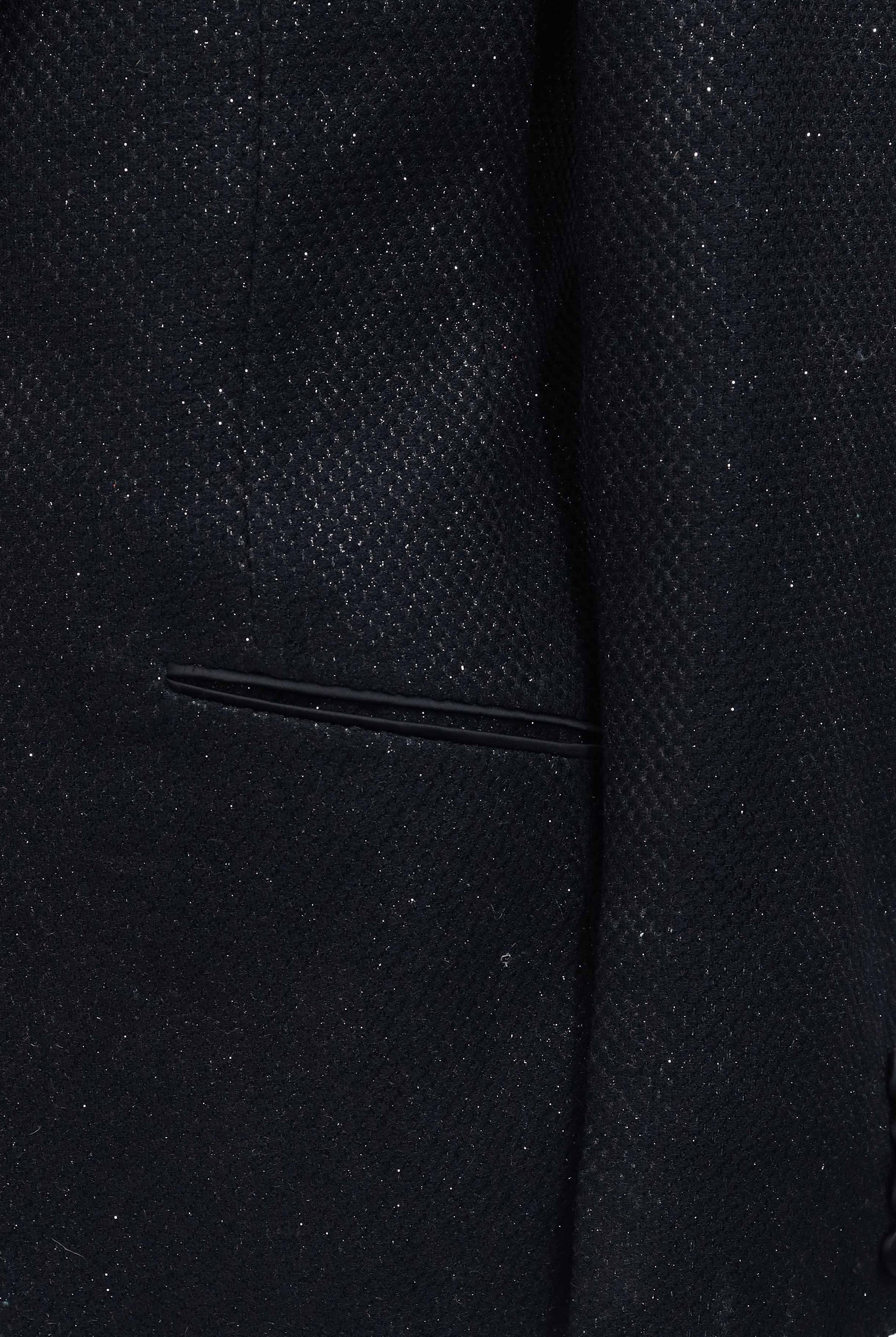 Slim Fit Black Party Wear Tuxedo Blazer