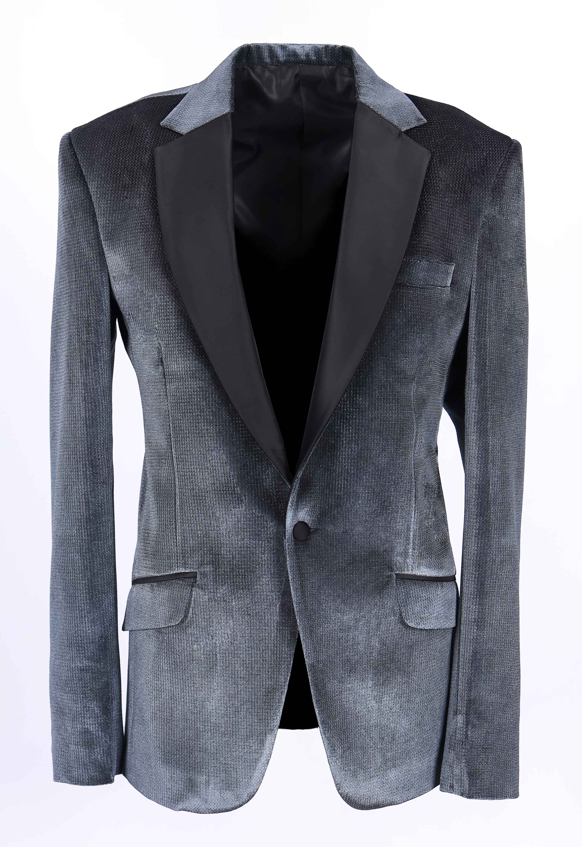 Wedding Grey Tuxedo Blazer