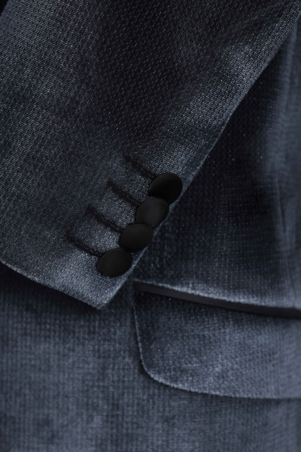 Wedding Grey Tuxedo Blazer