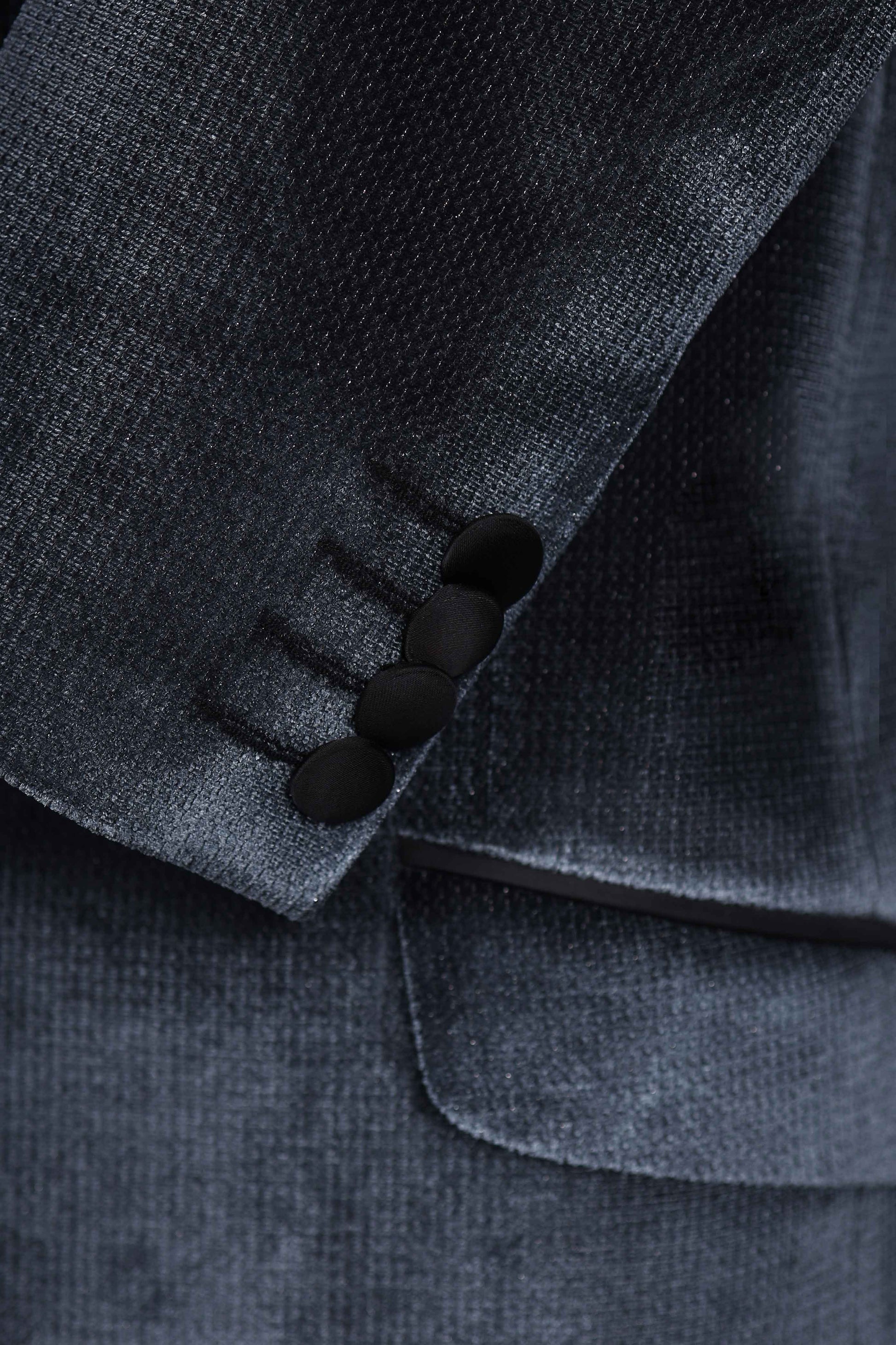 Wedding Grey Tuxedo Blazer