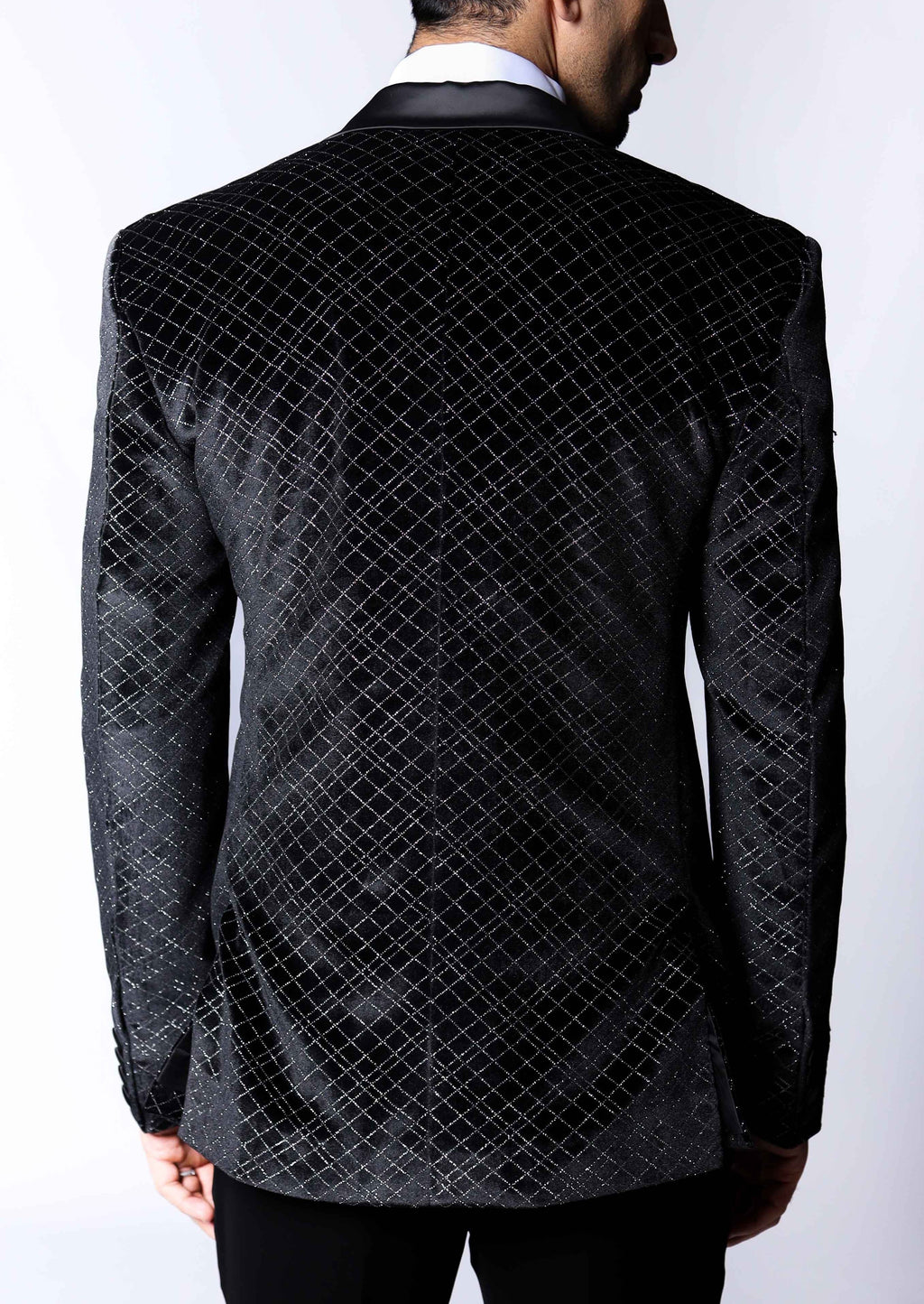 Limited Edition Black Velvet Tuxedo Blazer Suit