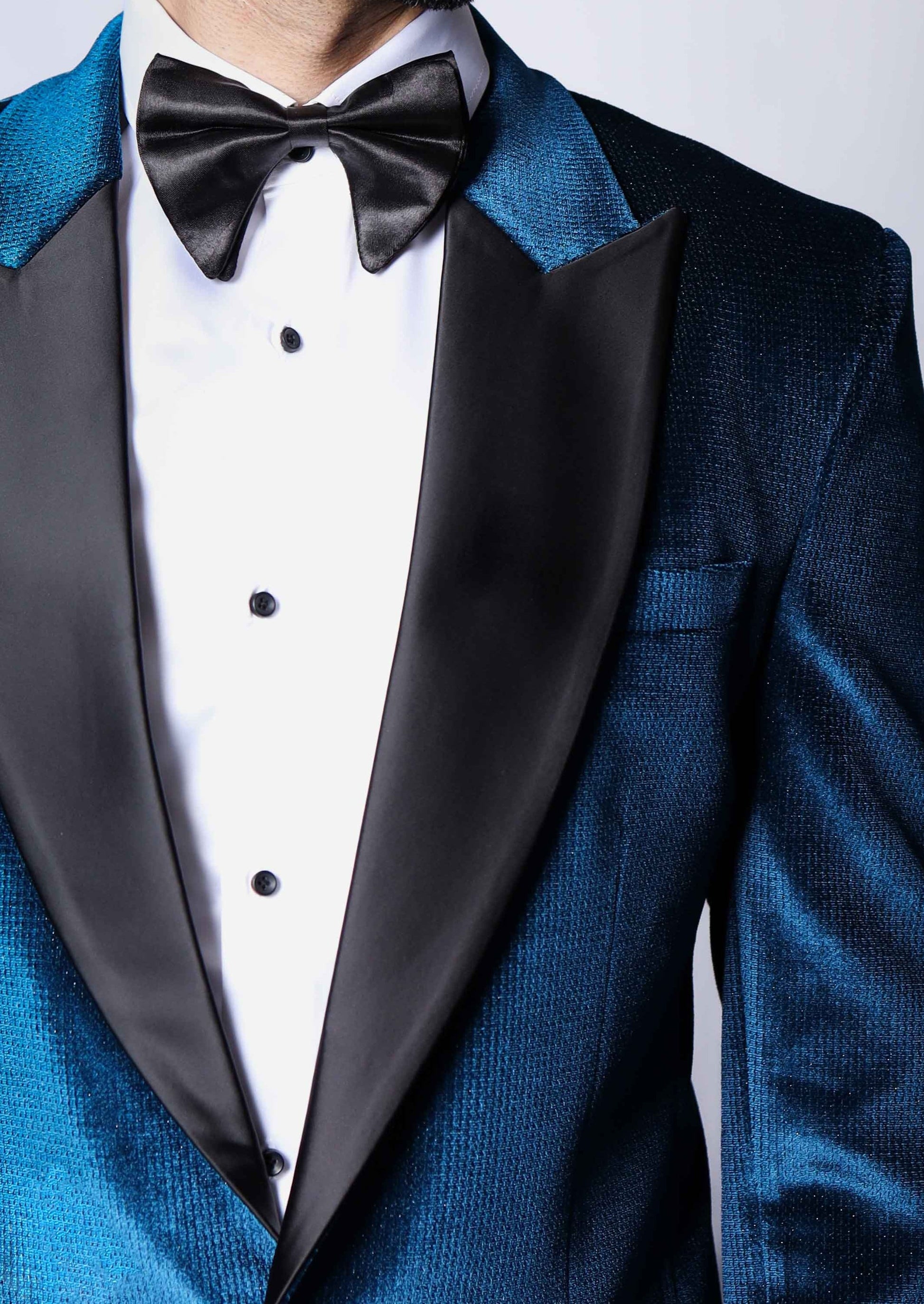 Limited Edition Blue Velvet Tuxedo Blazer Suit