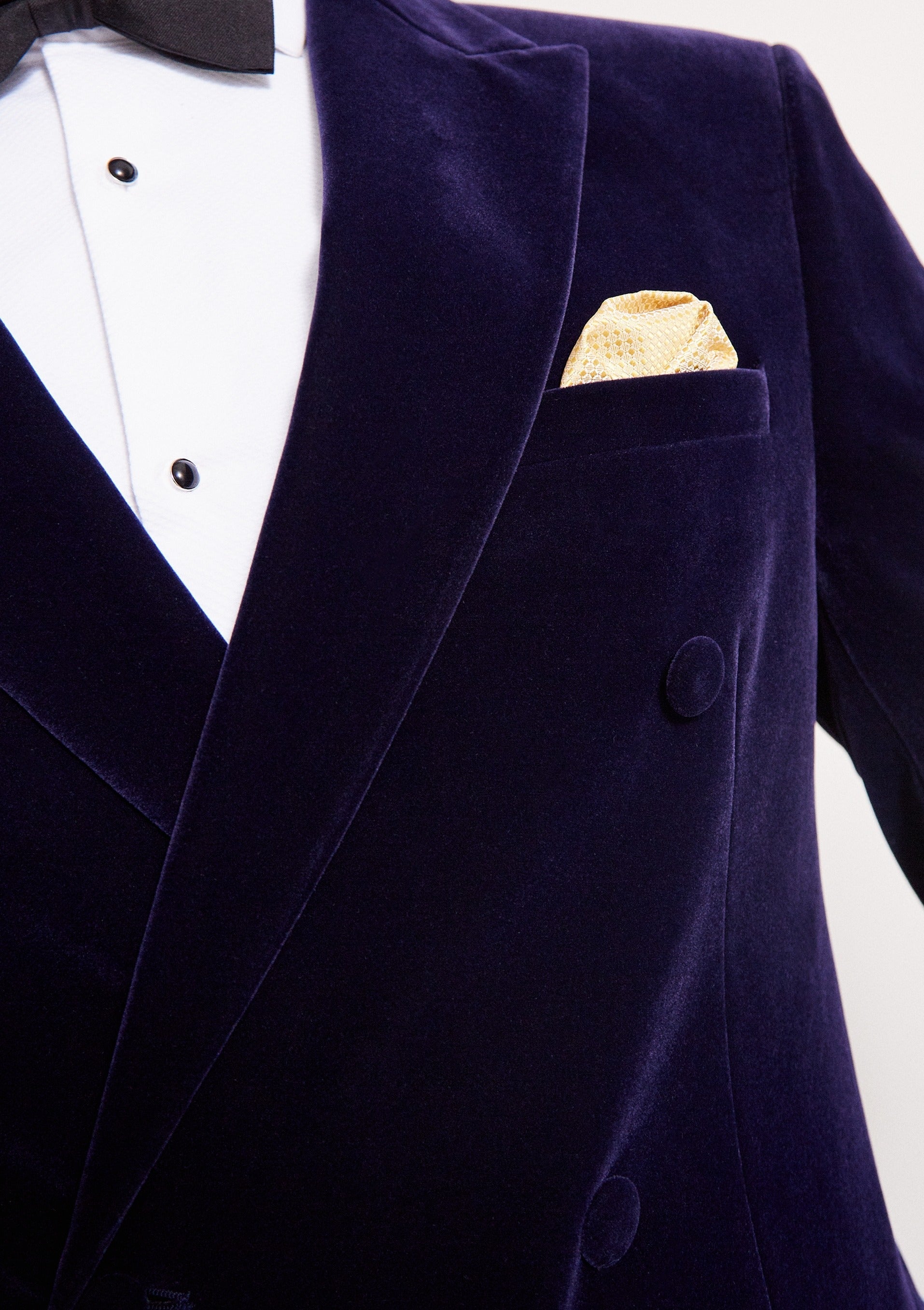 Blue Velvet Double Breasted Jacket