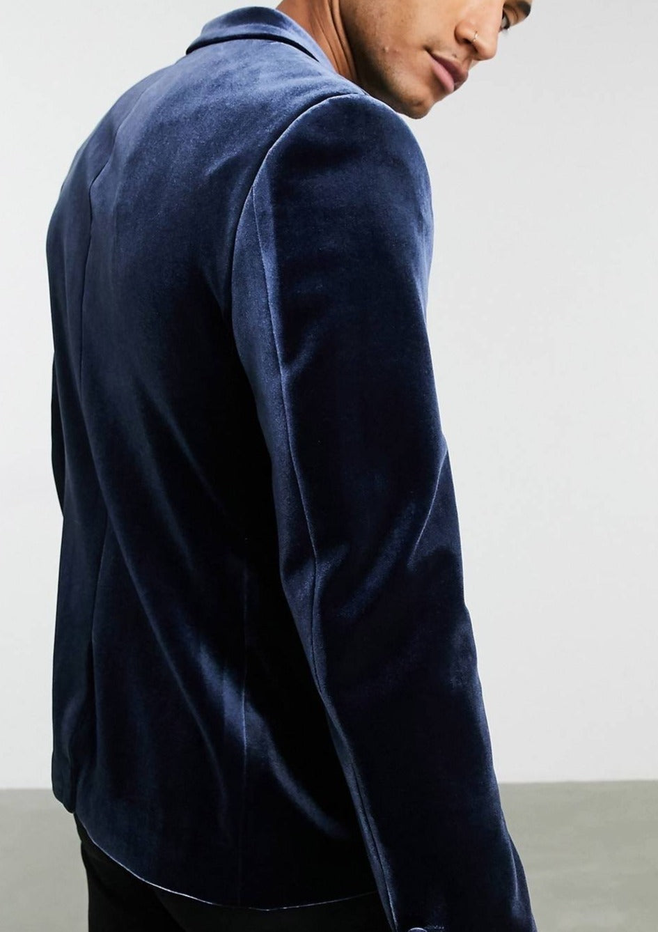 Blue Double Breasted Blazer
