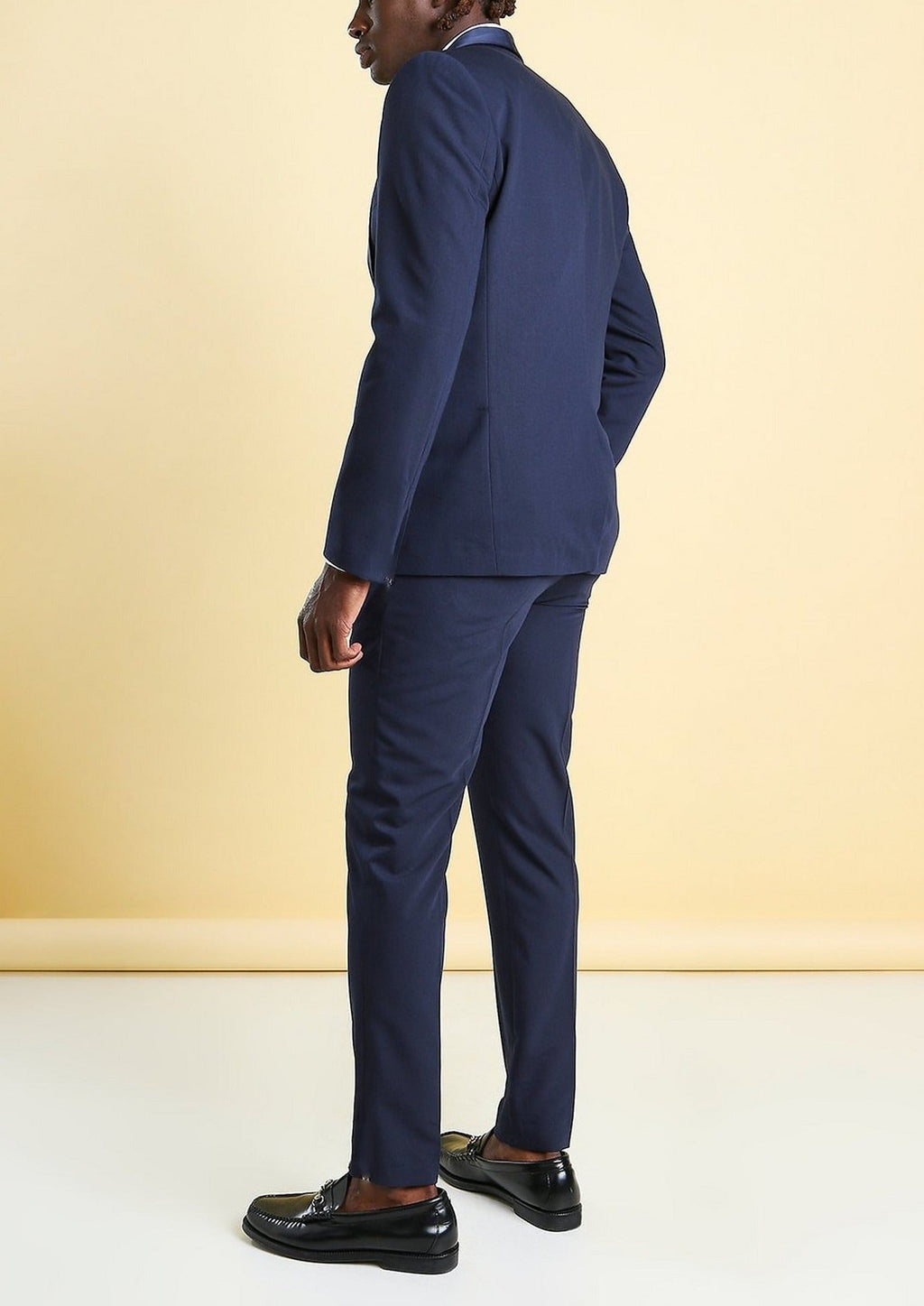 Blue double breasted suit