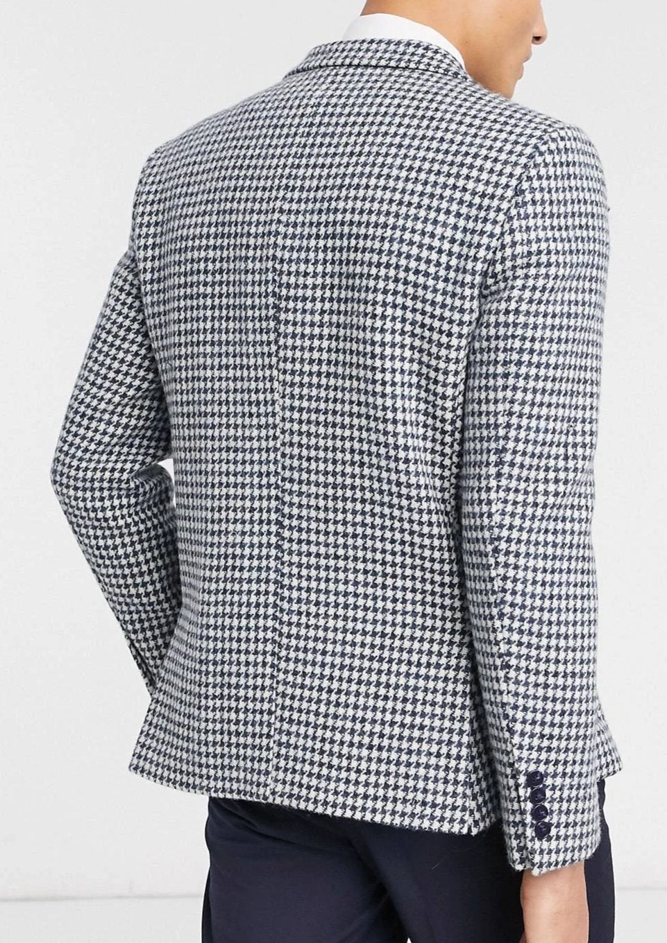 Dogtooth Black and White Suit